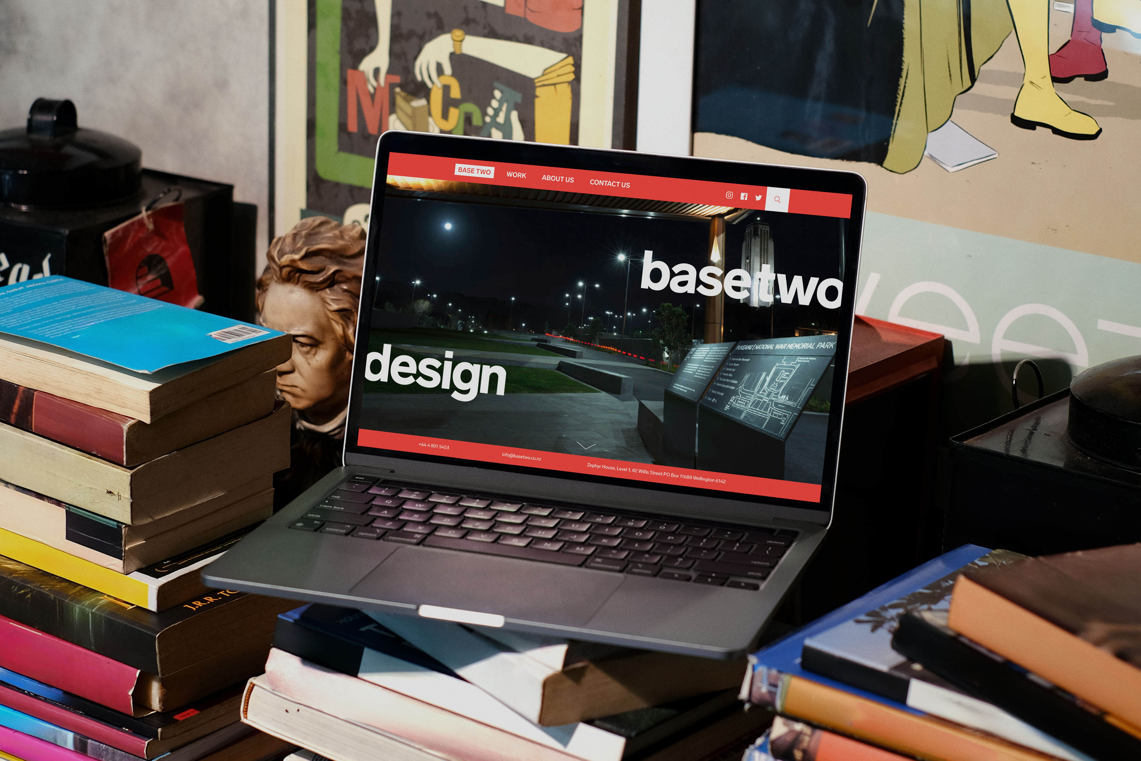 Final homepage design